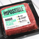 Unlike its competitors, the Impossible Burger isn’t currently available in pre-made patty form.